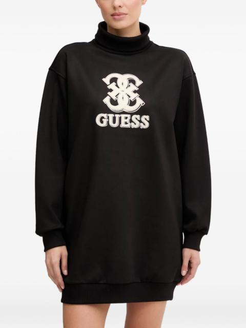 logo turtleneck dress