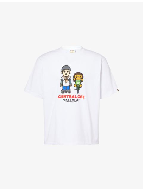 BAPE x Spotify x Syna Baby Milo Relaxed-Fit Cotton-Jersey T-Shirt