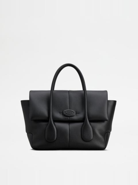 TOD'S DI BAG REVERSE IN LEATHER SMALL - BLACK