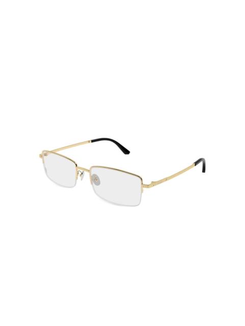 rectangle-frame glasses