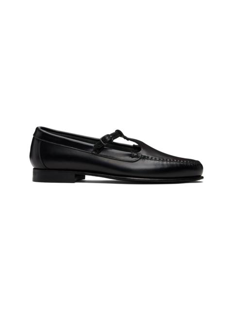 Black Alcala Loafers