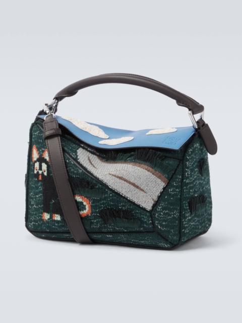 x Louis Wain Futurist Cat Puzzle tote bag