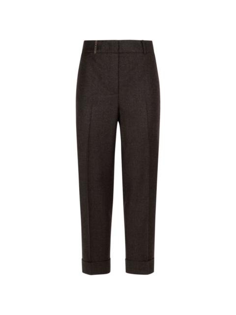 rhinestone cuff trousers