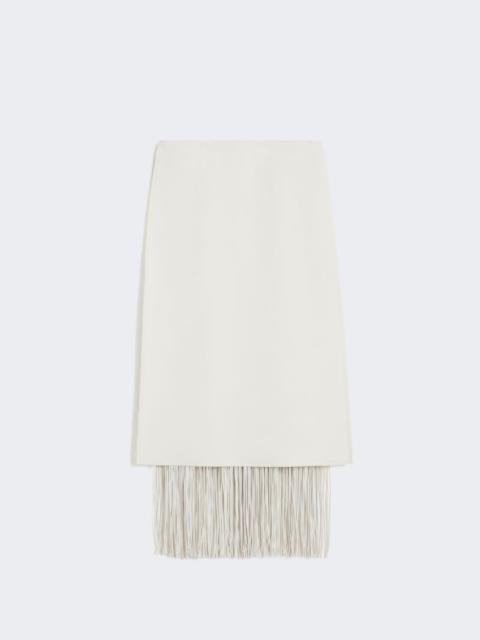 Fringed skirt