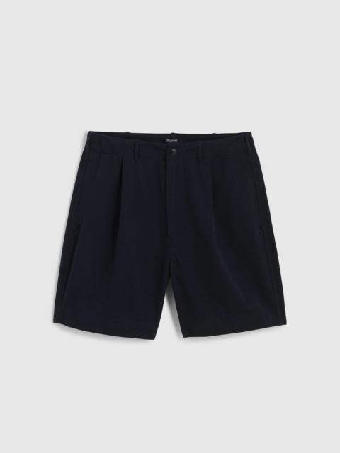 Pleated Chino Shorts in Uniform Twill