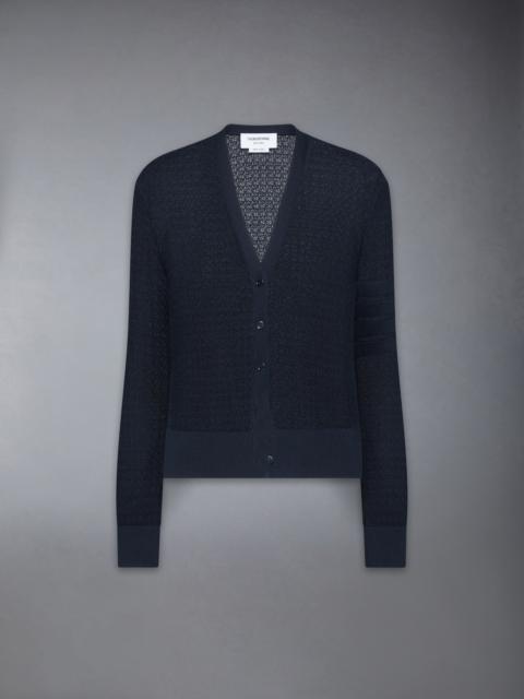 COTTON CASHMERE V NECK CARDIGAN