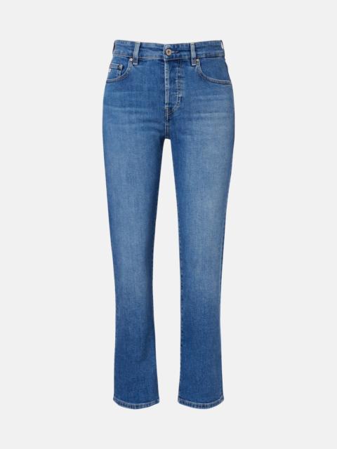 American cropped slim jeans