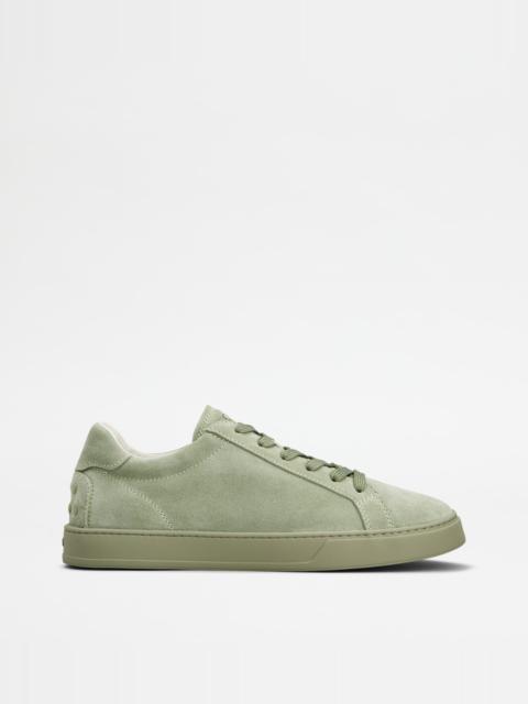 SNEAKERS IN SUEDE - GREEN