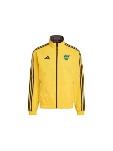 adidas Jamaica Anthem Reversible Jacket Bold Gold/Black
