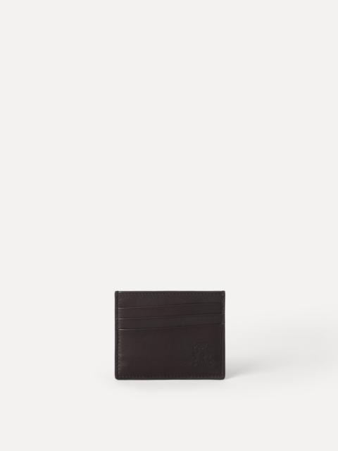 Smooth calfskin card holder