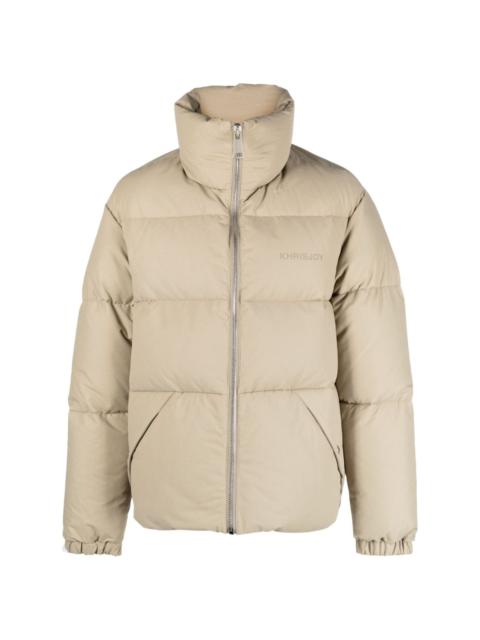stitch-detail puffer jacket
