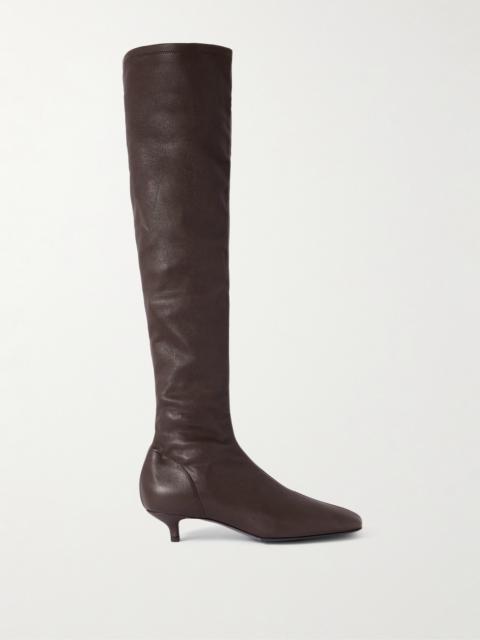 Leather Knee Boots