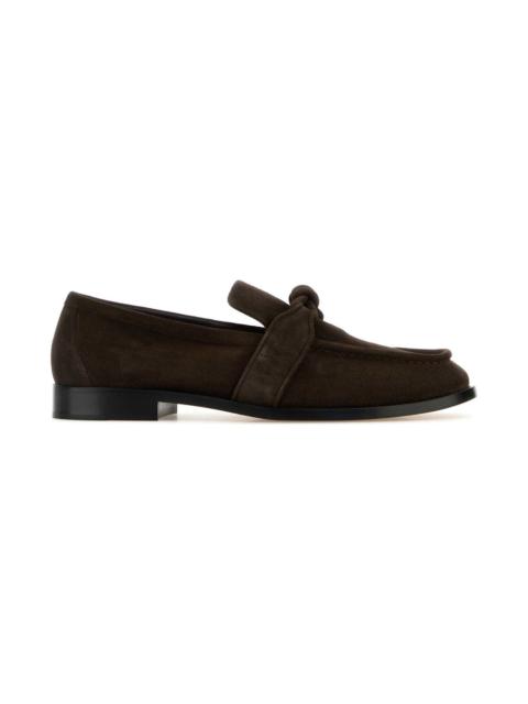 Brown Suede Astaire Loafers