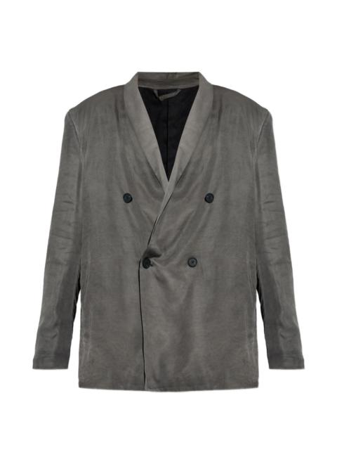 double-breasted blazer