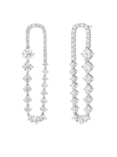 Stella Diamond Ellipse Earrings
