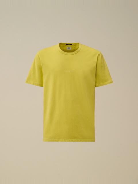 24/1 Jersey Short Sleeve Resist Dyed Logo T-Shirt