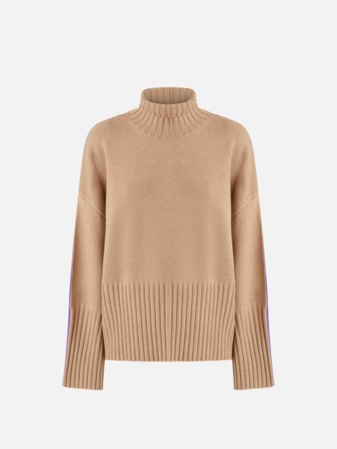 LOOSE HIGH-NECK SWEATER