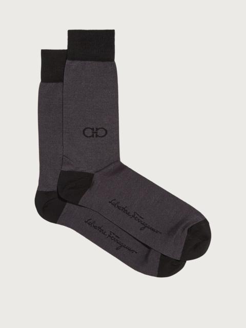 Gancini jacquard socks