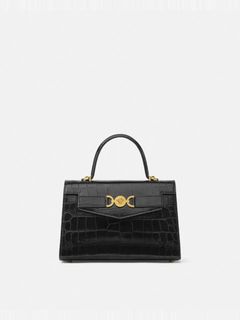 Croc-Effect Medusa '95 Handbag