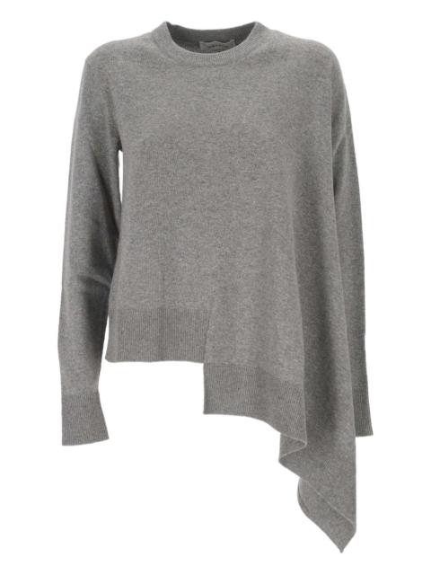 asymmetric cashmere knit