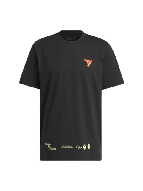 adidas Trae Prince Of Atlanta Signature T-Shirt 'Black' II7795