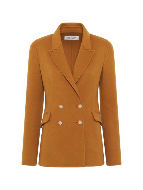 Lloyd Blazer in Yellow Ochre Double-Face Recycled Cashmere