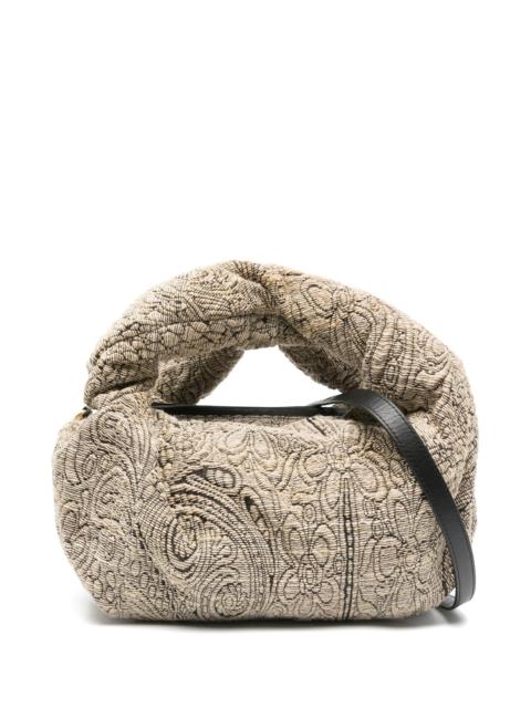 twisted cross body bag