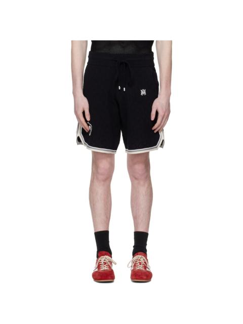 Black 'Amiri' Sport Crest Shorts
