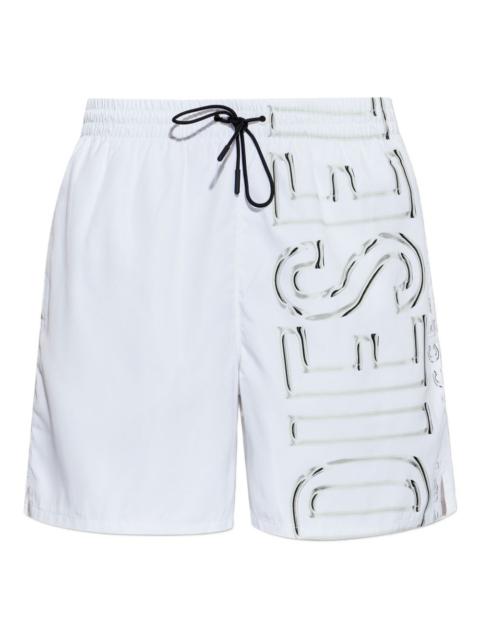 logo swim shorts
