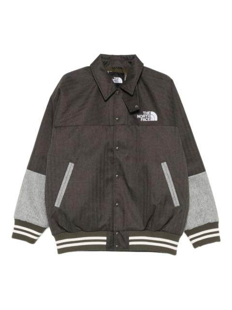 panelled bomber jacket