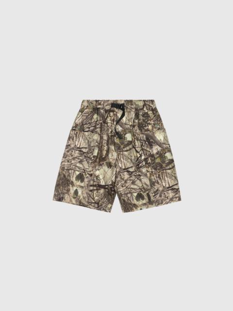 PRINTED COTTON RIPSTOP BELTED C.S SHORT