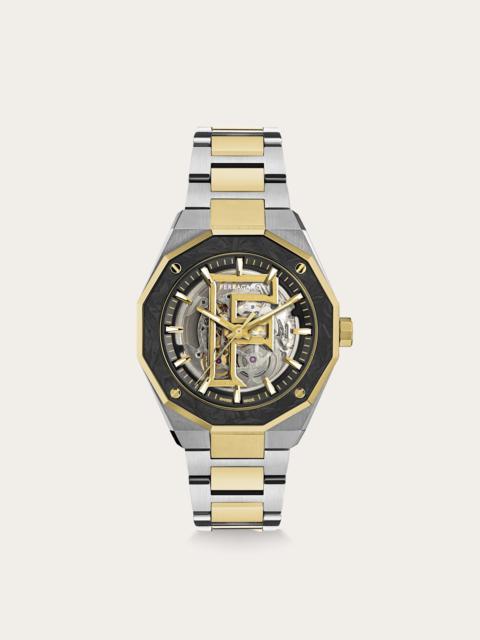 Ferragamo Edge Skeleton Watch