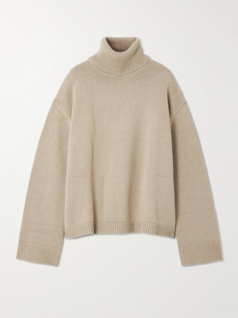 Rhea Wool And Cotton-blend Turtleneck Sweater