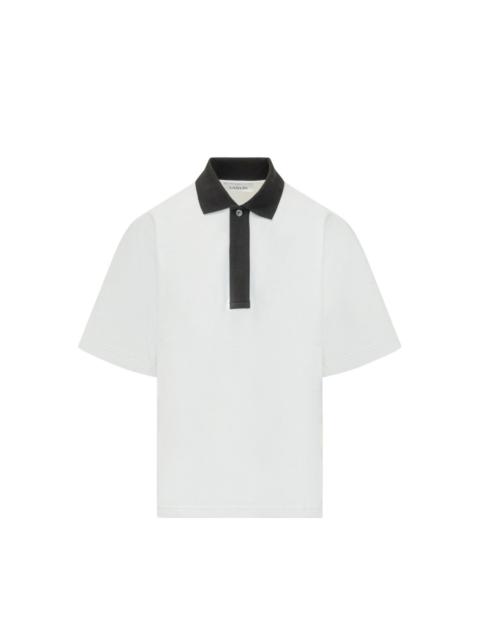 BUTTONED COTTON POLO SHIRT