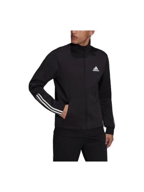 adidas M DK TJ Athleisure Casual Sports Stand Collar Jacket Black GV5338
