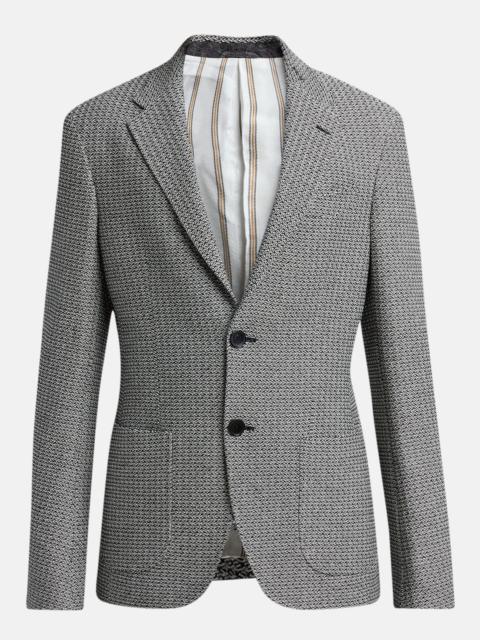 Men's Roma Jacquard Single-Breasted Sport Coat