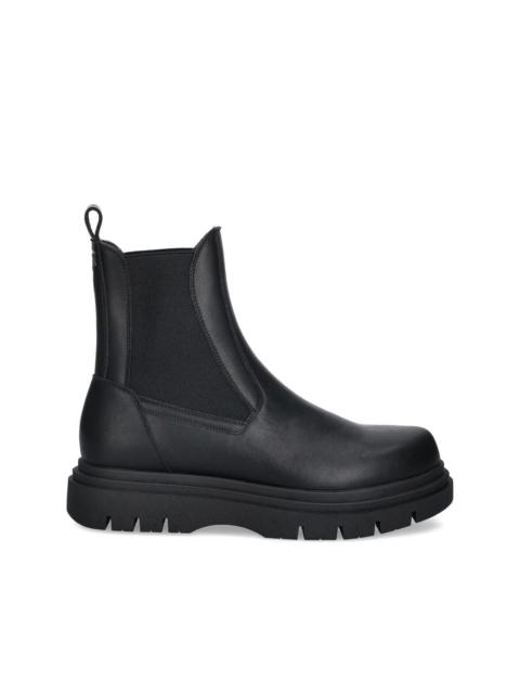 lug-sole chelsea boots