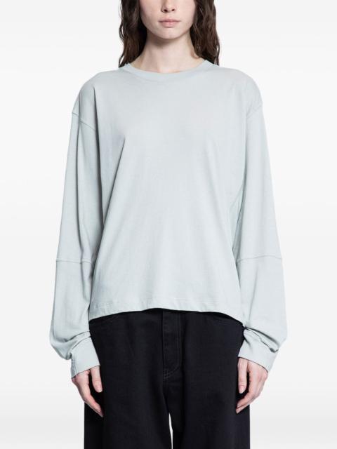 seamed long-sleeve T-shirt