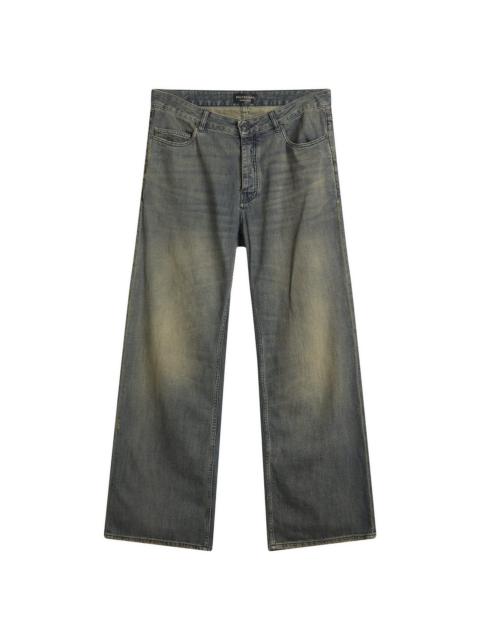 Balenciaga Dark Wash Relaxed Fit Jeans