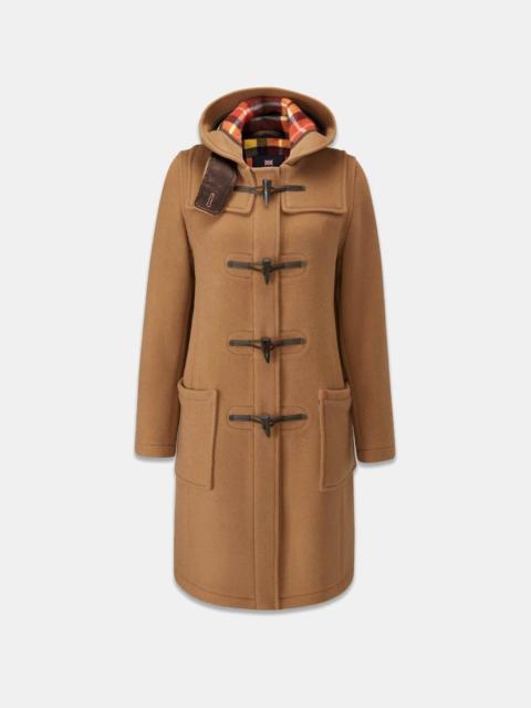 Women's Long Slim Fit Freda Duffle Coat Camel Buchanan