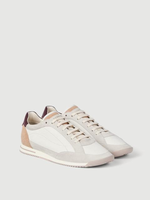 Deerskin and suede sneakers