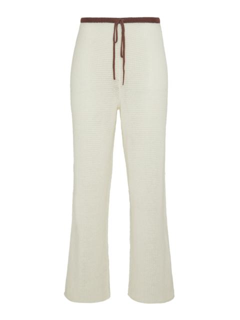 Linen Wide-Leg Pants multi