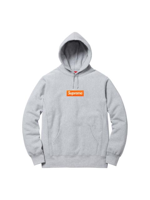 Supreme FW17 Box Logo Hooded Sweatshirt Heather Grey Bogo SUP-FW17-615