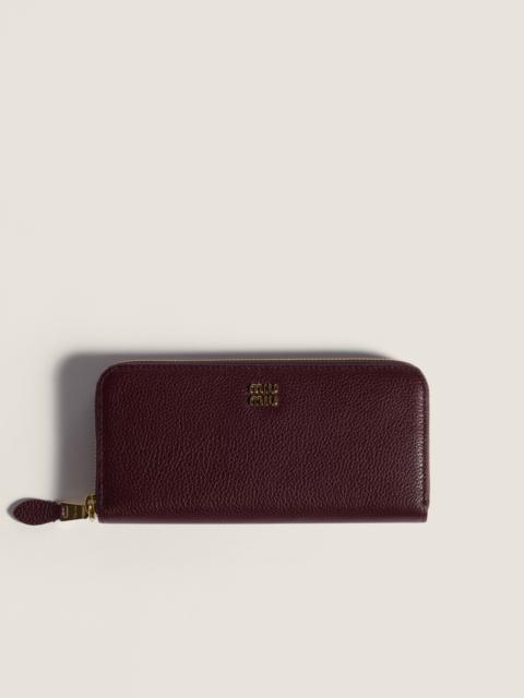 Large leather wallet