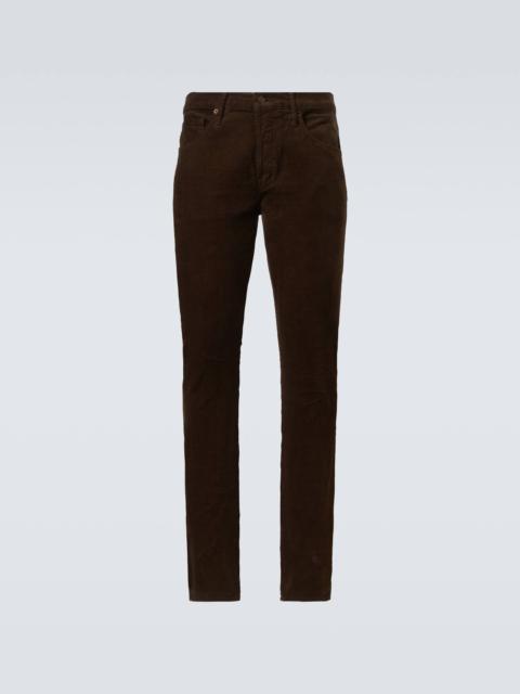 Mid-rise slim jeans