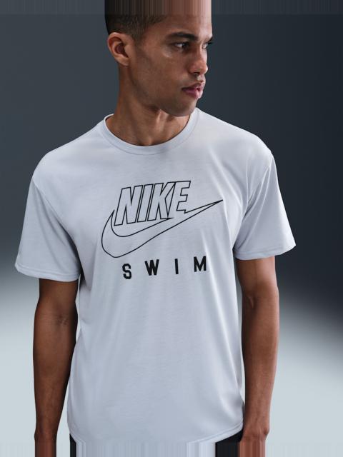 Nike Swim Swoosh Hydroguard Men's Short-Sleeve Top