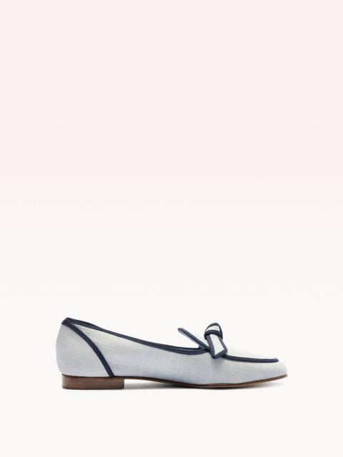 GROSGRAIN RAFFIA LOAFER