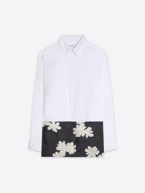 CONTRAST COTTON SHIRT