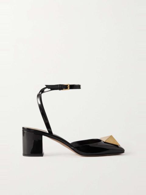 One Stud 60 patent-leather pumps