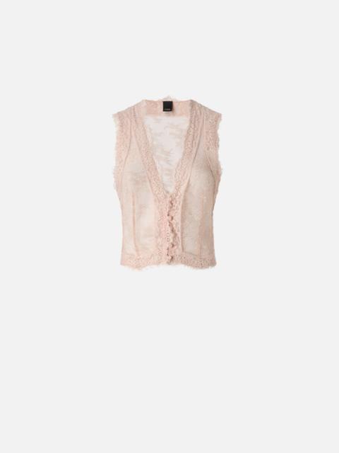 VALENCIENNES LACE VEST